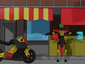 set for low poly game Model 3D
