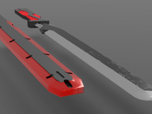 set for low poly game 3D Model