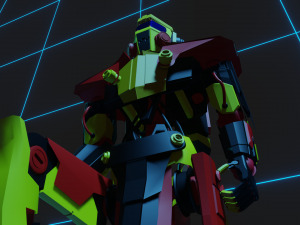 set for low poly game 3D Model