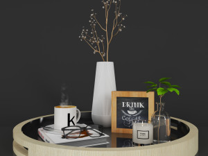 decorative set 3 Model 3D