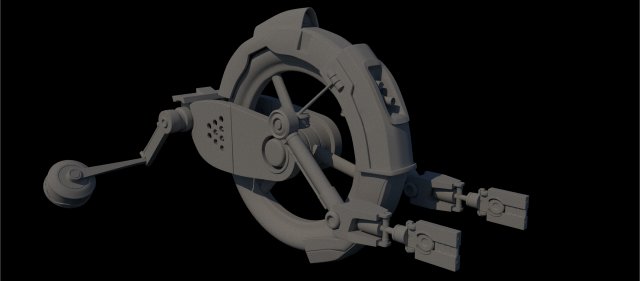 dron 3D Model .c4d .max .obj .3ds .fbx .stl .blend 