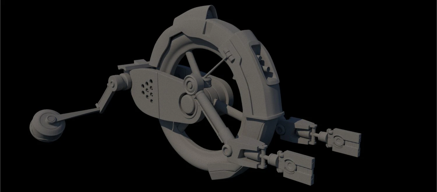 dron 3D Model .c4d .max .obj .3ds .fbx .stl .blend 