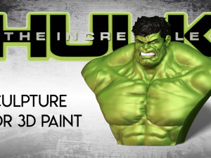hulk bust 3D Print Model