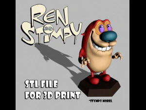 stimpy для 3d друку 3D Принт Модель