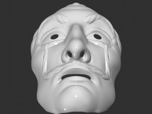 la casa de papel - dali mask Model do druku 3D