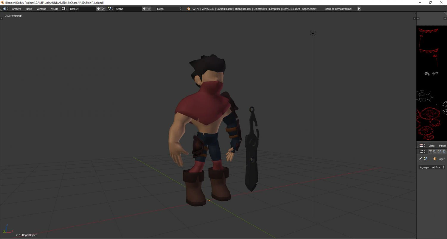 warrior hunter 3D Model .c4d .max .obj .3ds .fbx .stl .blend 