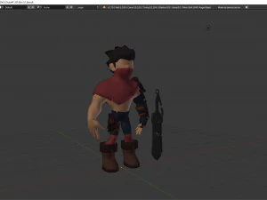 воїн мисливець 3D Модель