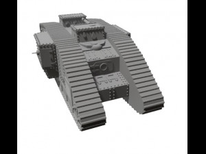tank mark v 1-48 y 1-72 3D-Druckmodell