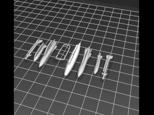 northrop f-5 tiger Modello di stampa 3D