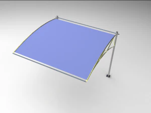cantilever car shed 3D Model