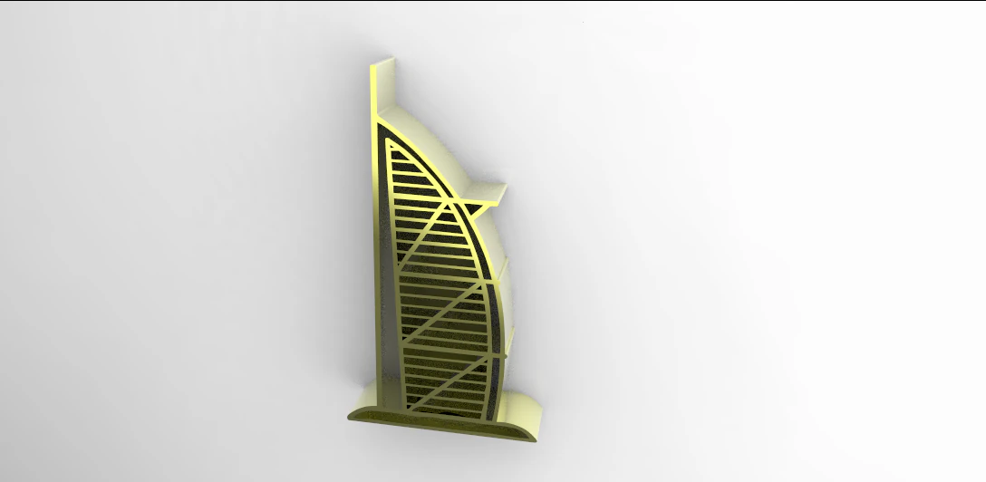 burj al arab 3D Print Model .c4d .max .obj .3ds .fbx .stl .blend
