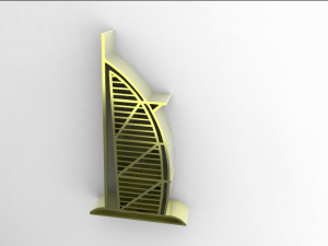 burj al arab 3D Print Model