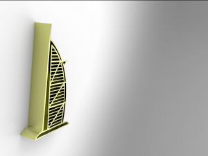 burj al arab 3D-printmodel