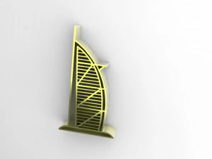burj al arab 3D Print Model