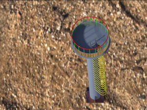 communication tower 3D मॉडल