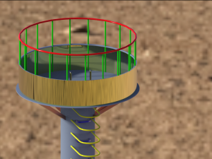 communication tower 3D मॉडल