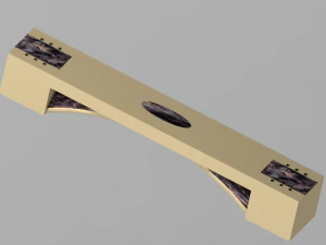 ドアハンドル 3Dモデル