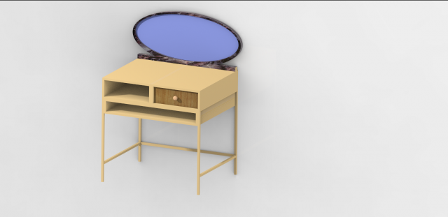 make up table 3D Model .c4d .max .obj .3ds .fbx .stl .blend 