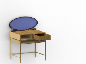make up table 3D Model