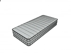 single sleeping mattress photogrammetry highpoly 3D Model