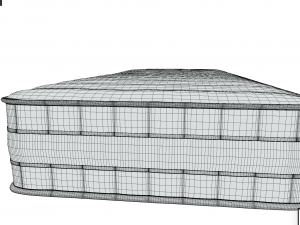 single sleeping mattress photogrammetry highpoly Model 3D