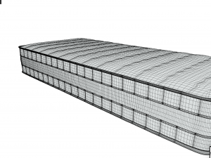 single sleeping mattress photogrammetry highpoly Model 3D
