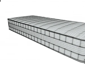 single sleeping mattress photogrammetry highpoly 3D Model