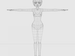 Female - Type 1 Model 3D