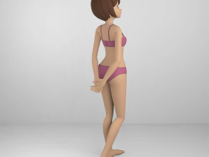 여성 - 유형 1 3D 모델