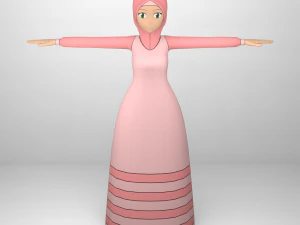 Vrouw - Type 2 3D Model