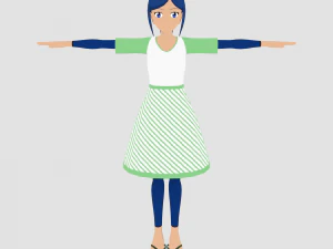 Female - Type 3 3D Model