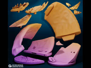 Tartaglia Genshin Impact 3D-Druckmodell