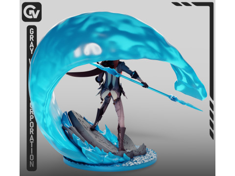 Tartaglia Genshin Impact Modelo de Impressão 3D