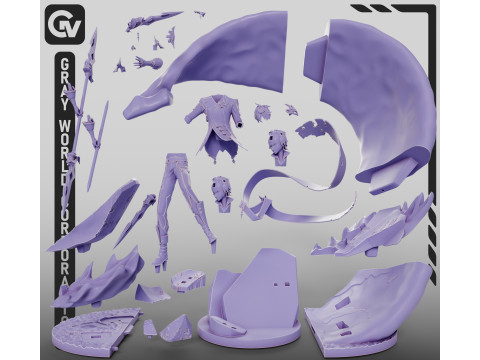 Tartaglia Genshin Impact Modelo de Impressão 3D