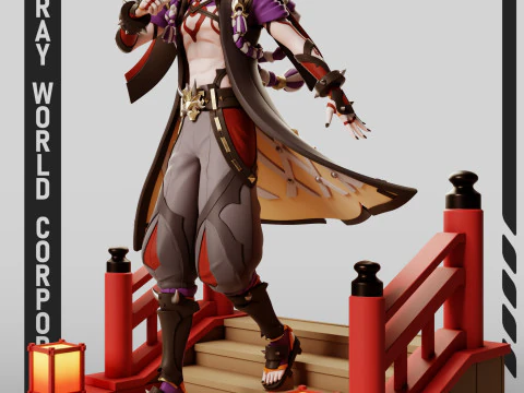 Itto Genshin Impact 3D Print Model