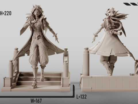 Itto Genshin Impact Modelo de impresión 3D