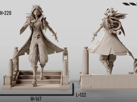 Itto Genshin Impact 3D Print Model