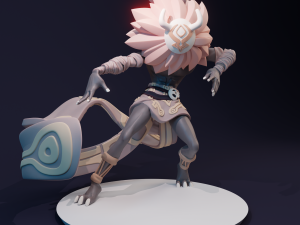 Hilichurl Genshin Impact Modelo de Impressão 3D