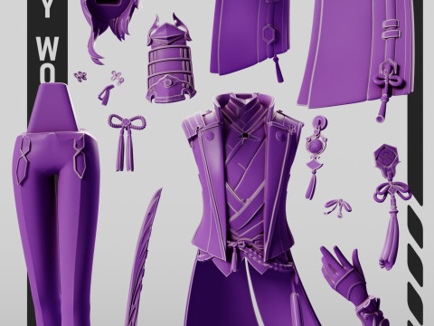 Kamisato Ayato Genshin Impact 3D Print Model