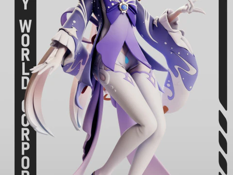 Sangonomiya Kokomi Genshin Impact Modello di stampa 3D