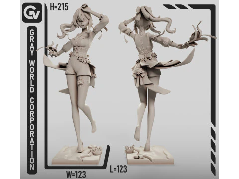 Jean Sea Breeze Dandelion Genshin Impact 3D Print Model
