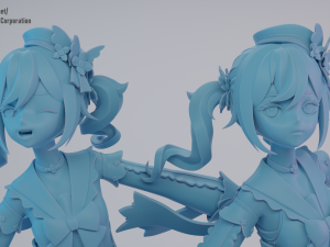 Barbara Summertime Sparkle Genshin Impact 3D Принт Модель