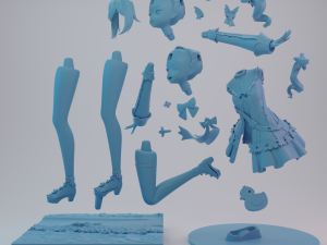 Barbara Summertime Sparkle Genshin Impact 3D Принт Модель