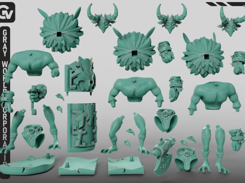 Mitachurls Set Genshin Impact 3D Print Model