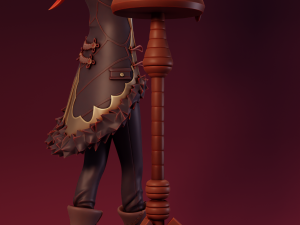 Diluc Genshin Impact 3D-printmodel