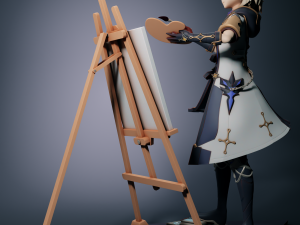 Albedo Kreideprinz - Genshin Impact Model Cetak 3D