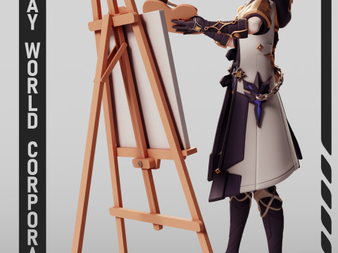 Albedo Kreideprinz - Genshin Impact Modelo de impresión 3D