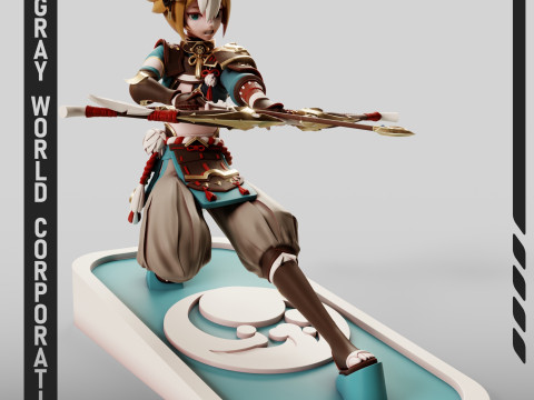 Gorou Genshin Impact 3D printmodel