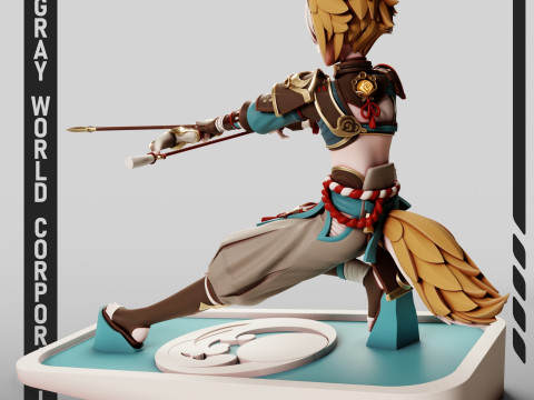 Gorou Genshin Impact 3D 打印模型