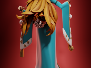 Miss Hina-Sama Genshin Impact 3D 打印模型